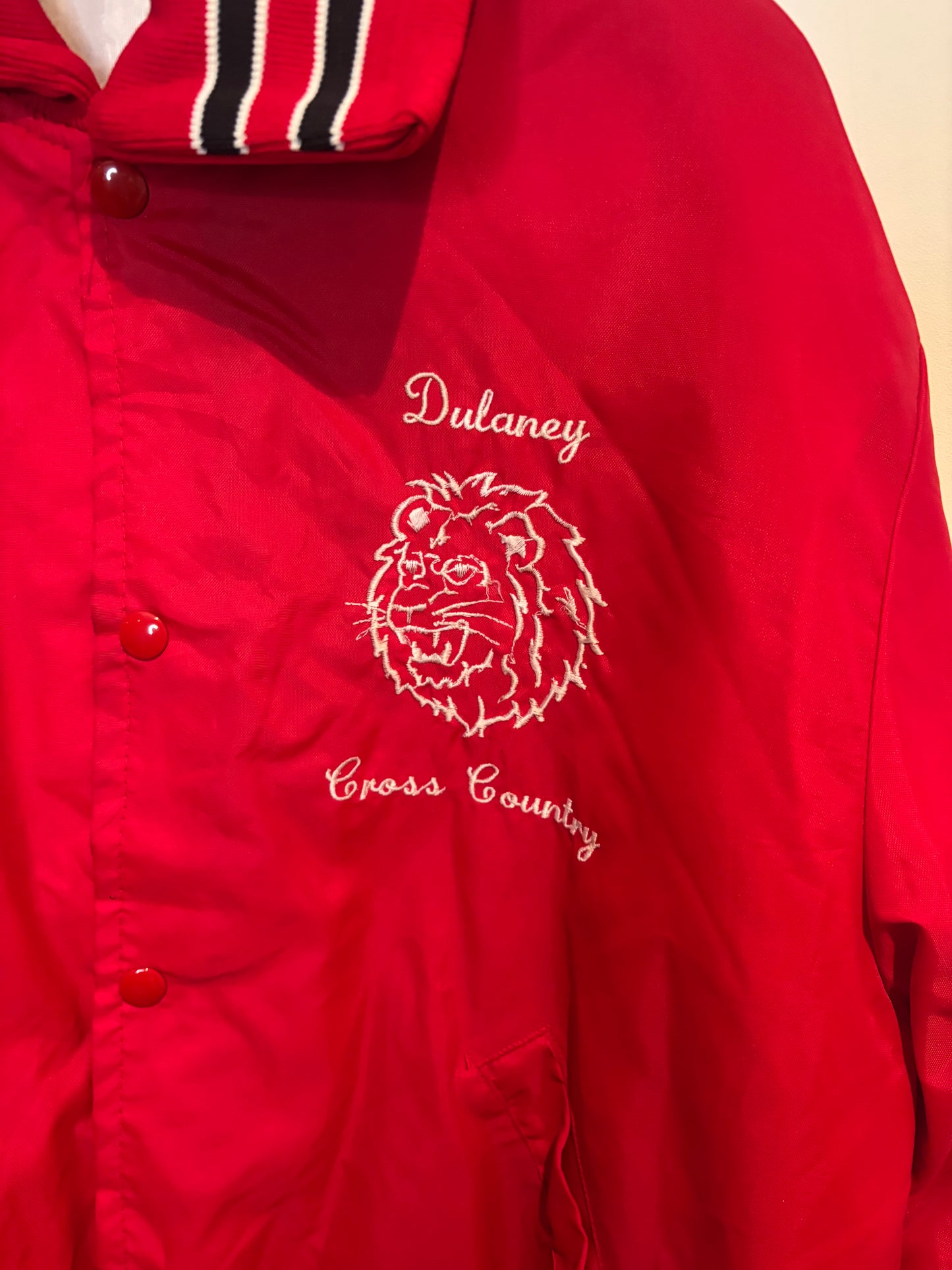 American Retro Varsity Jacket M, Red