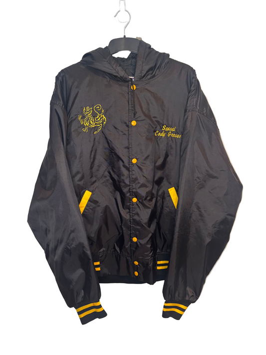 Hooded American Varsity Retro Jacket, 3XL