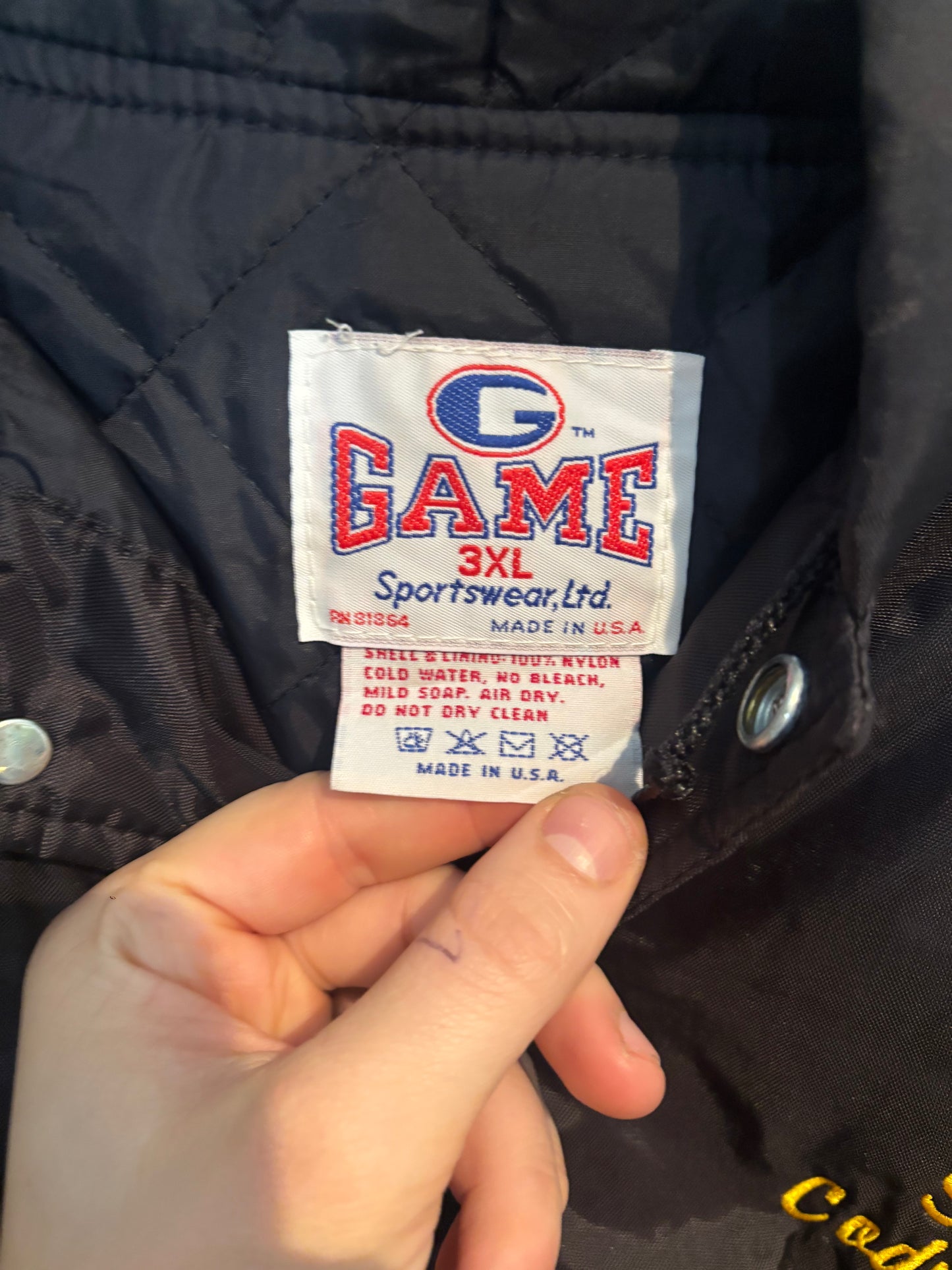 Hooded American Varsity Retro Jacket, 3XL