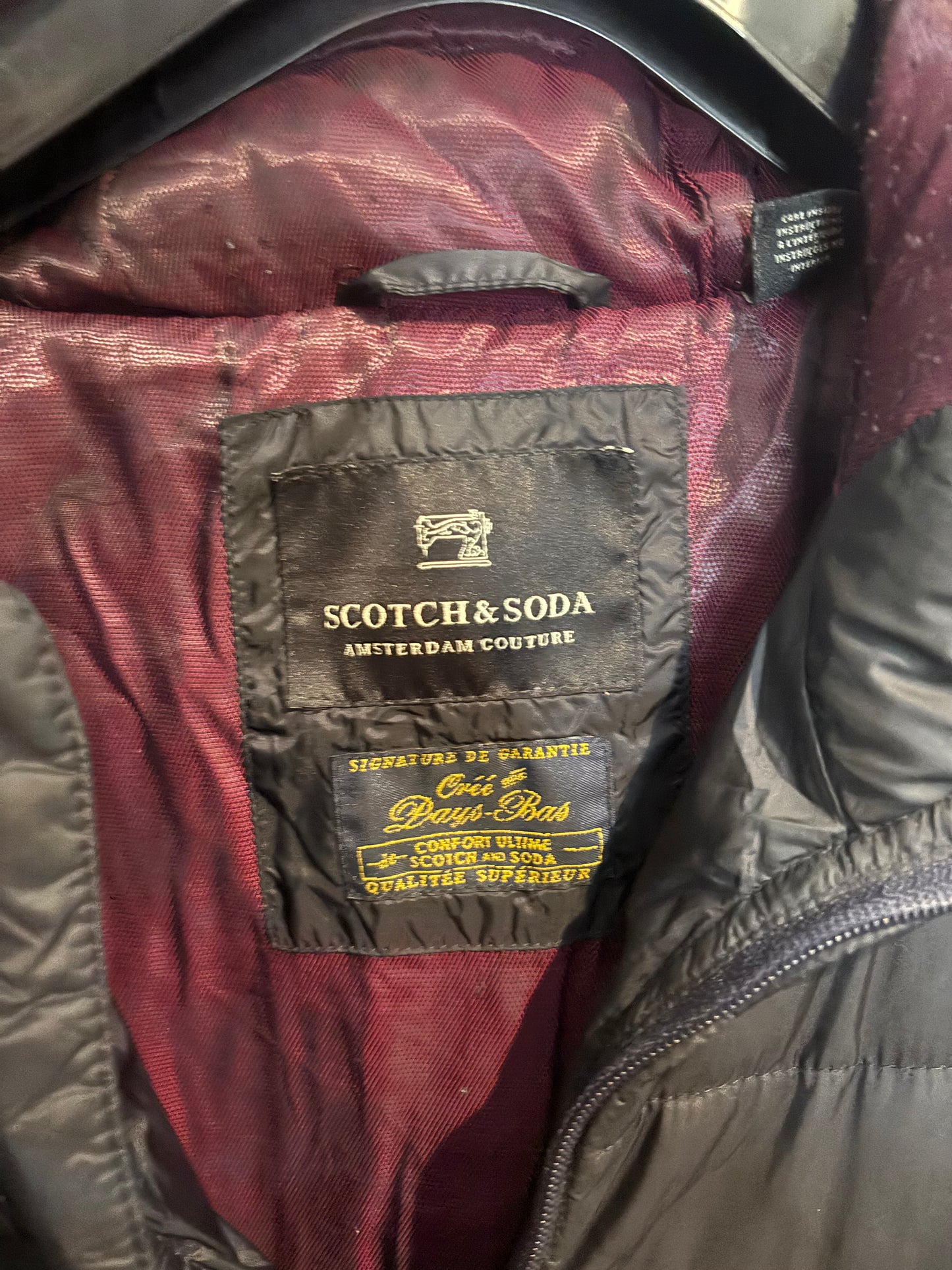 Black Scotch & Soda Down Puffer Jacket, Ladies S.