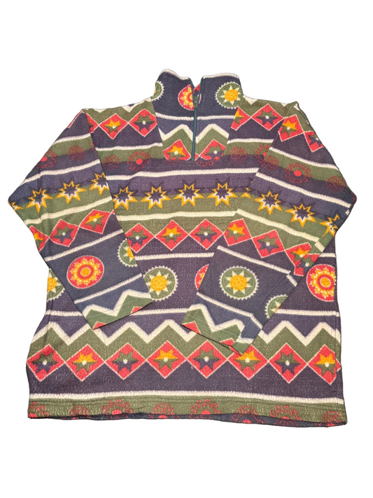 Aztec Funky Fleece, Vibrant, XL
