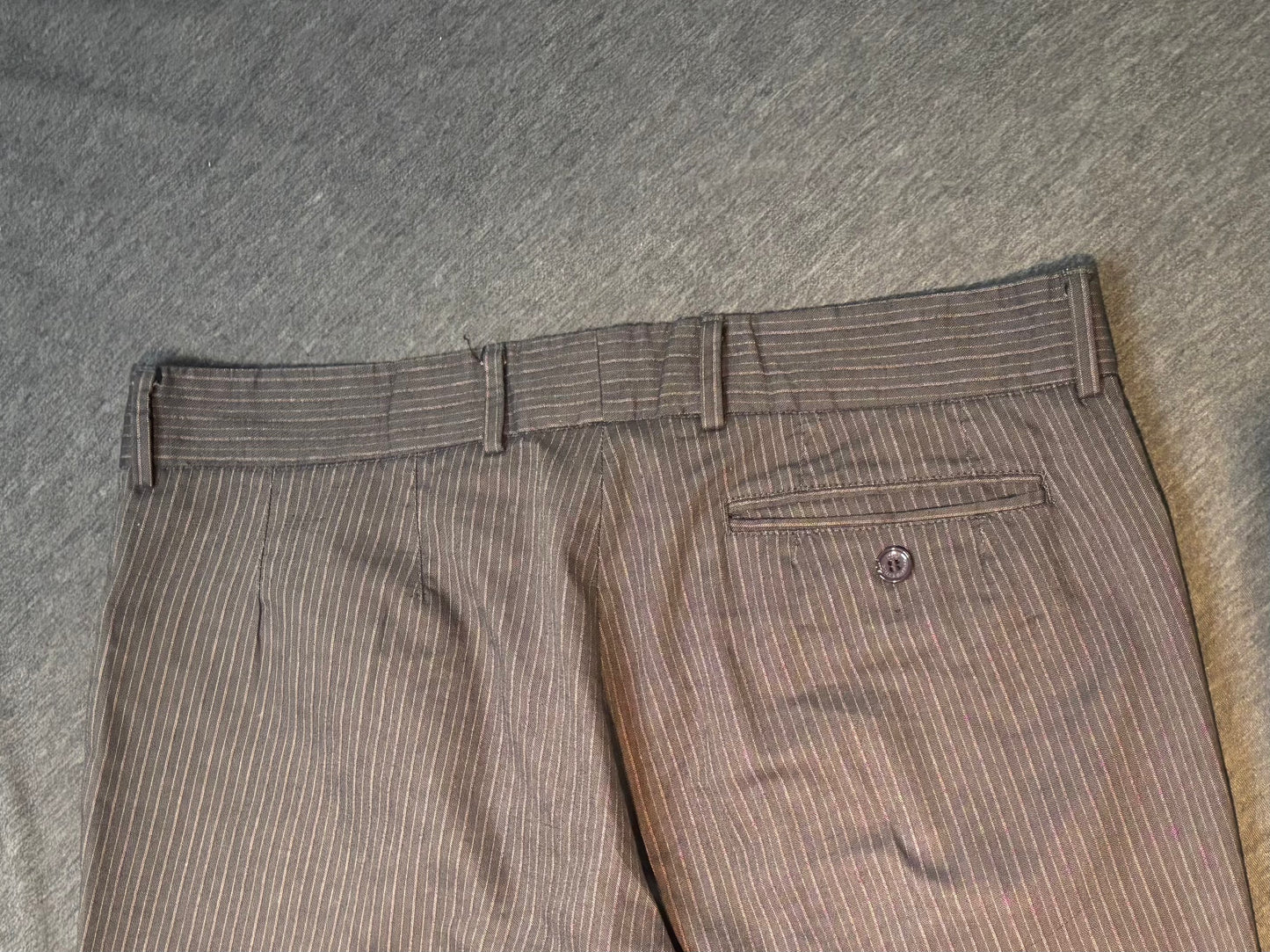 Dolce and Gabbana Designer Pinstripe Trousers W36 L32