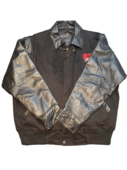 American Varsity Jacket, Leather sleeves, L