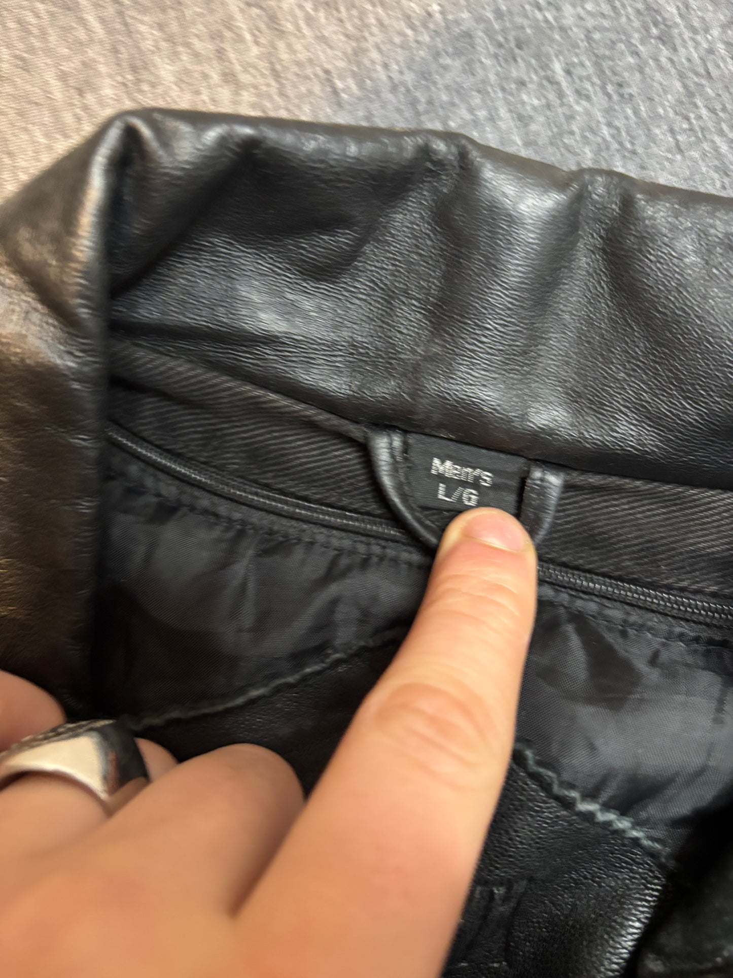 American Varsity Jacket, Leather sleeves, L