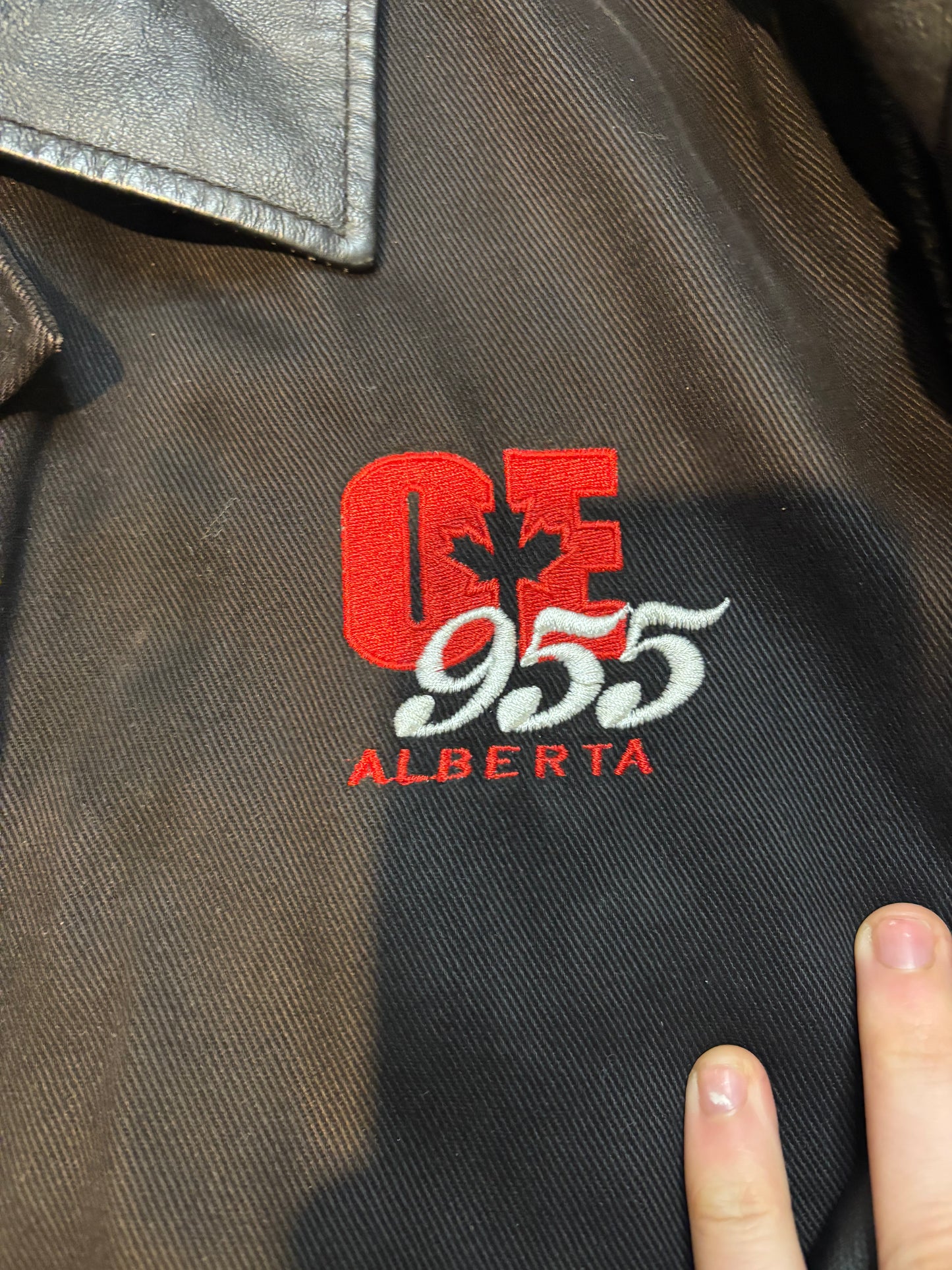 American Varsity Jacket, Leather sleeves, L