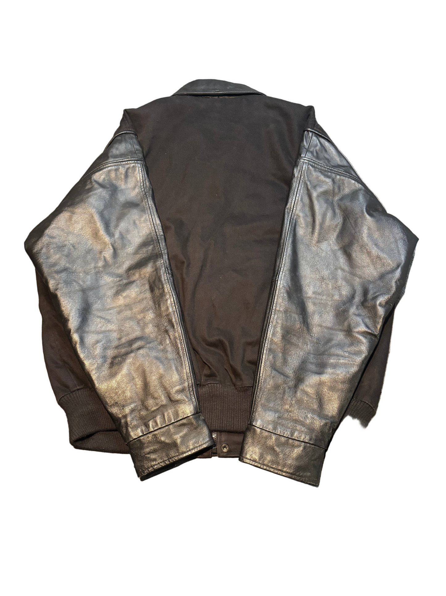 American Varsity Jacket, Leather sleeves, L