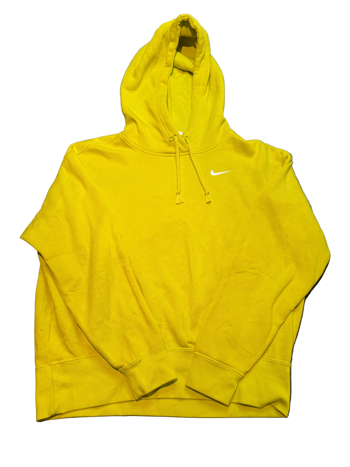 Nike Hoodie, Bright Yellow, Ladies XS