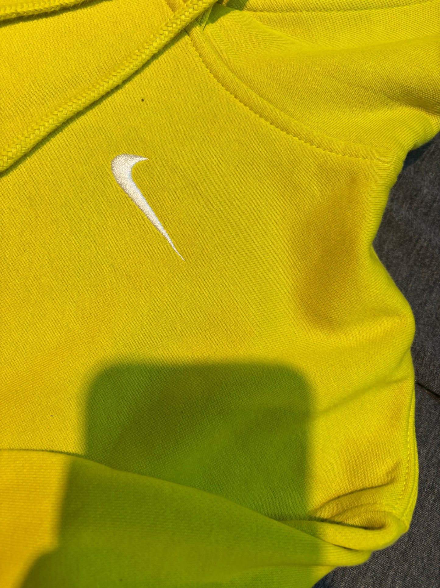 Nike Hoodie, Bright Yellow, Ladies XS