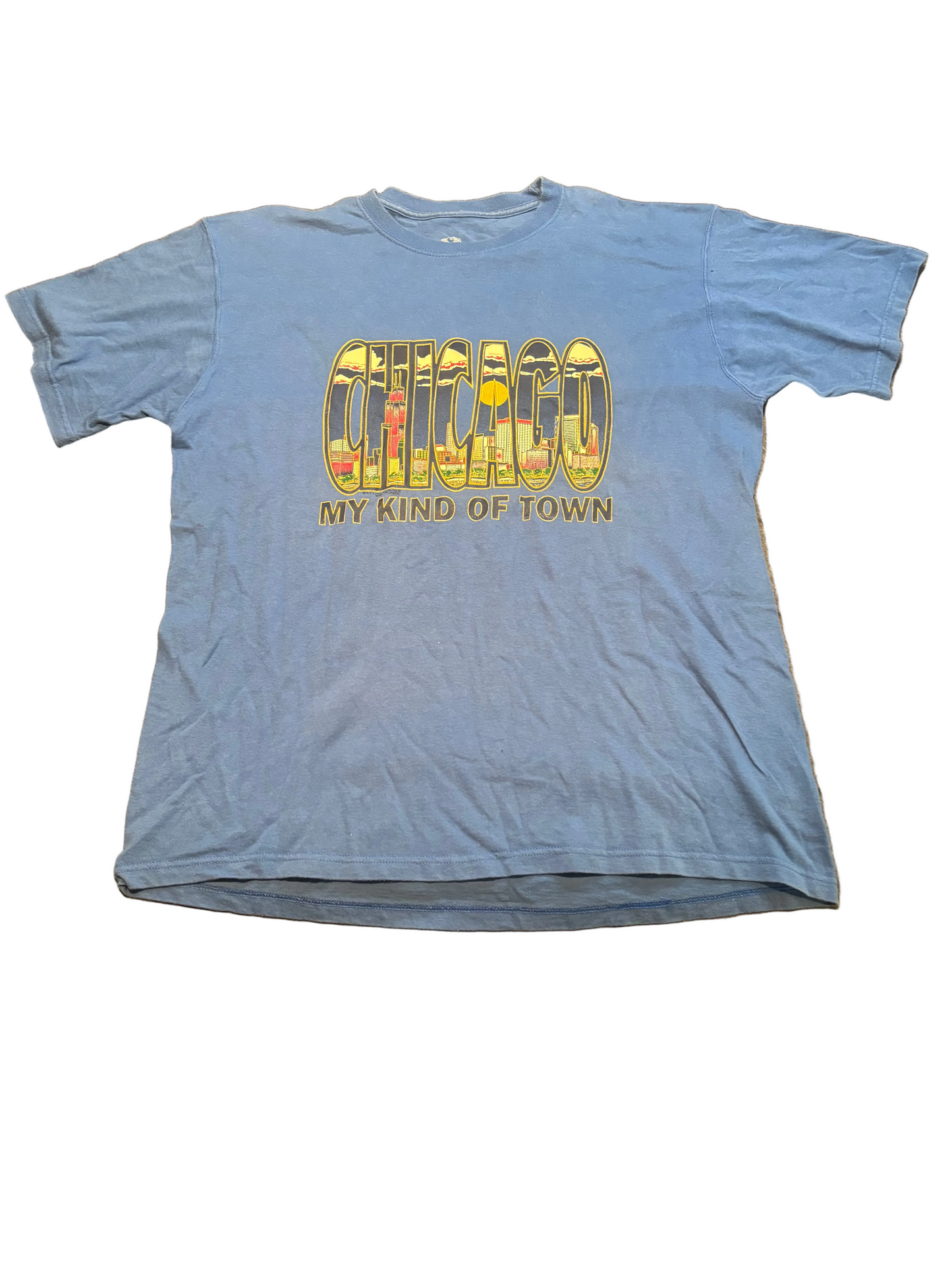 Chicago Blue Graphic T-Shirt, L