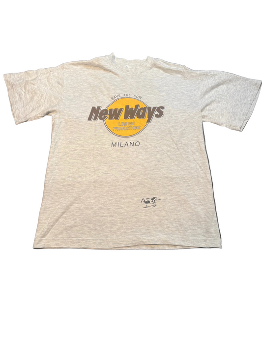 Vintage Comedy "Save the Cows' T shirt, Size M