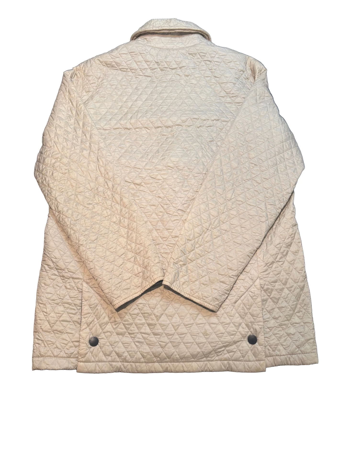 Barbour Cream Quilt Jacket, Size 12