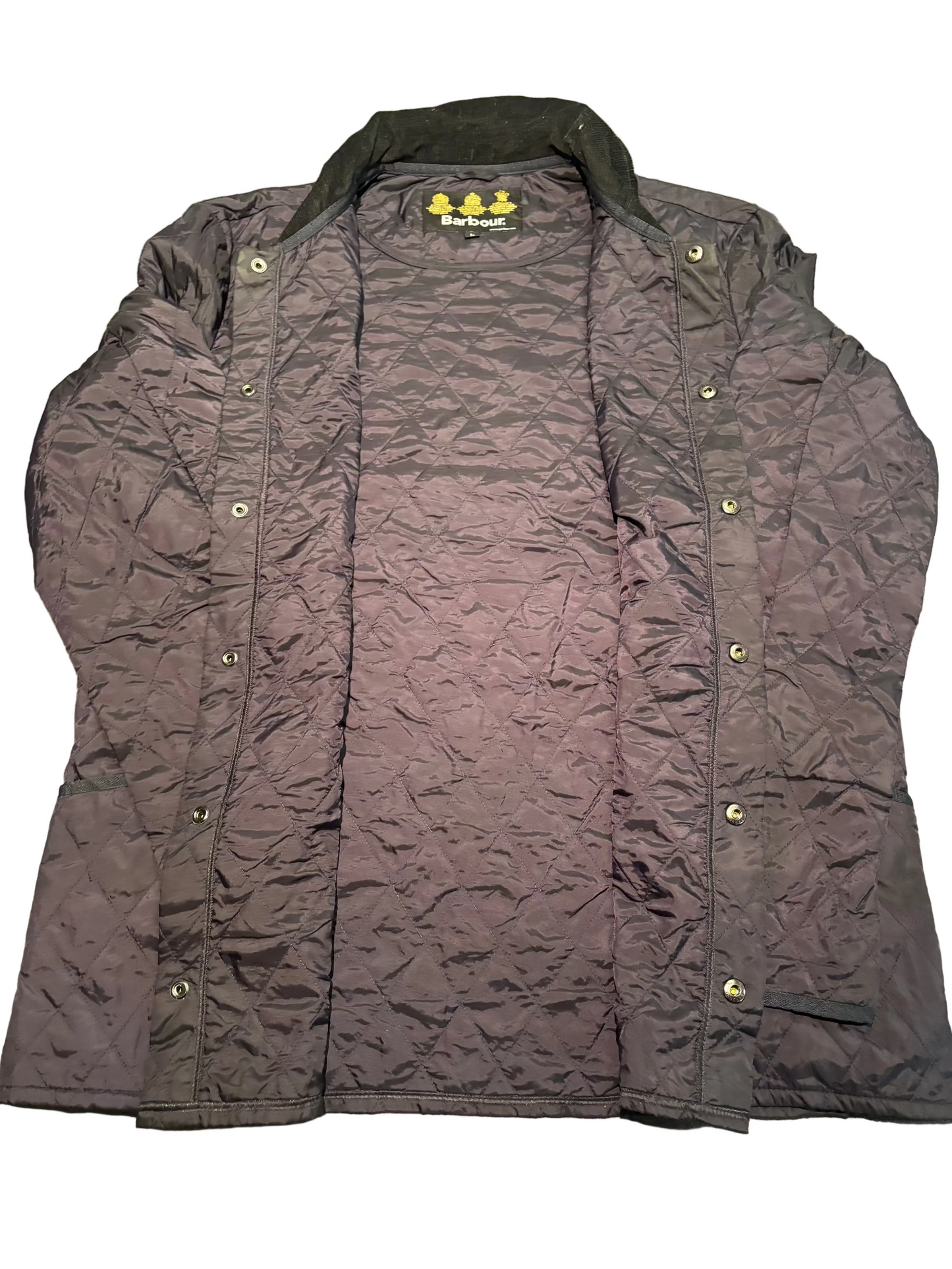 Barbour Navy Quilted Jacket, Size L