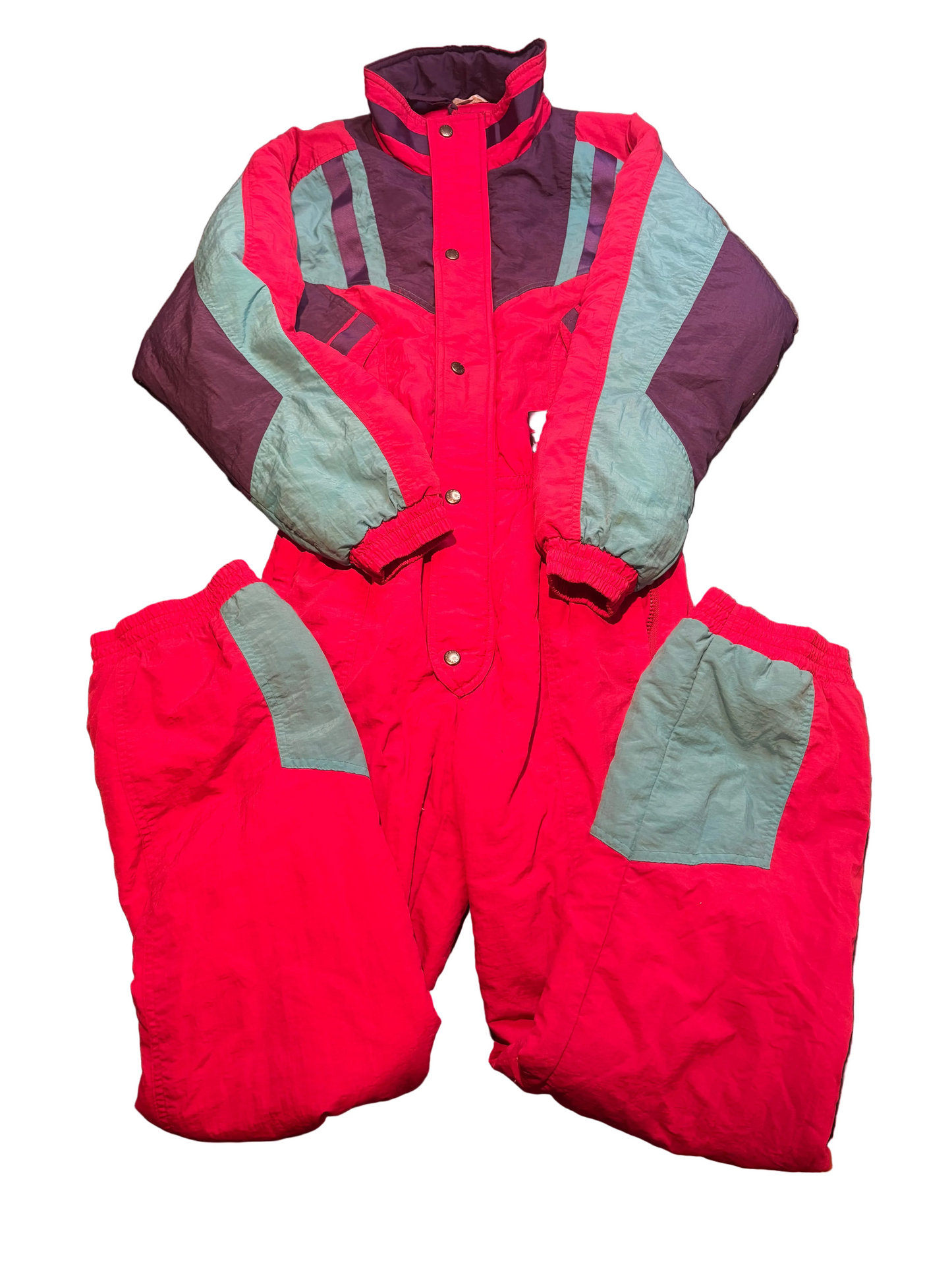 Ladies Etirel Ski All-in-1, French Designer, Size 164 UK S/XS