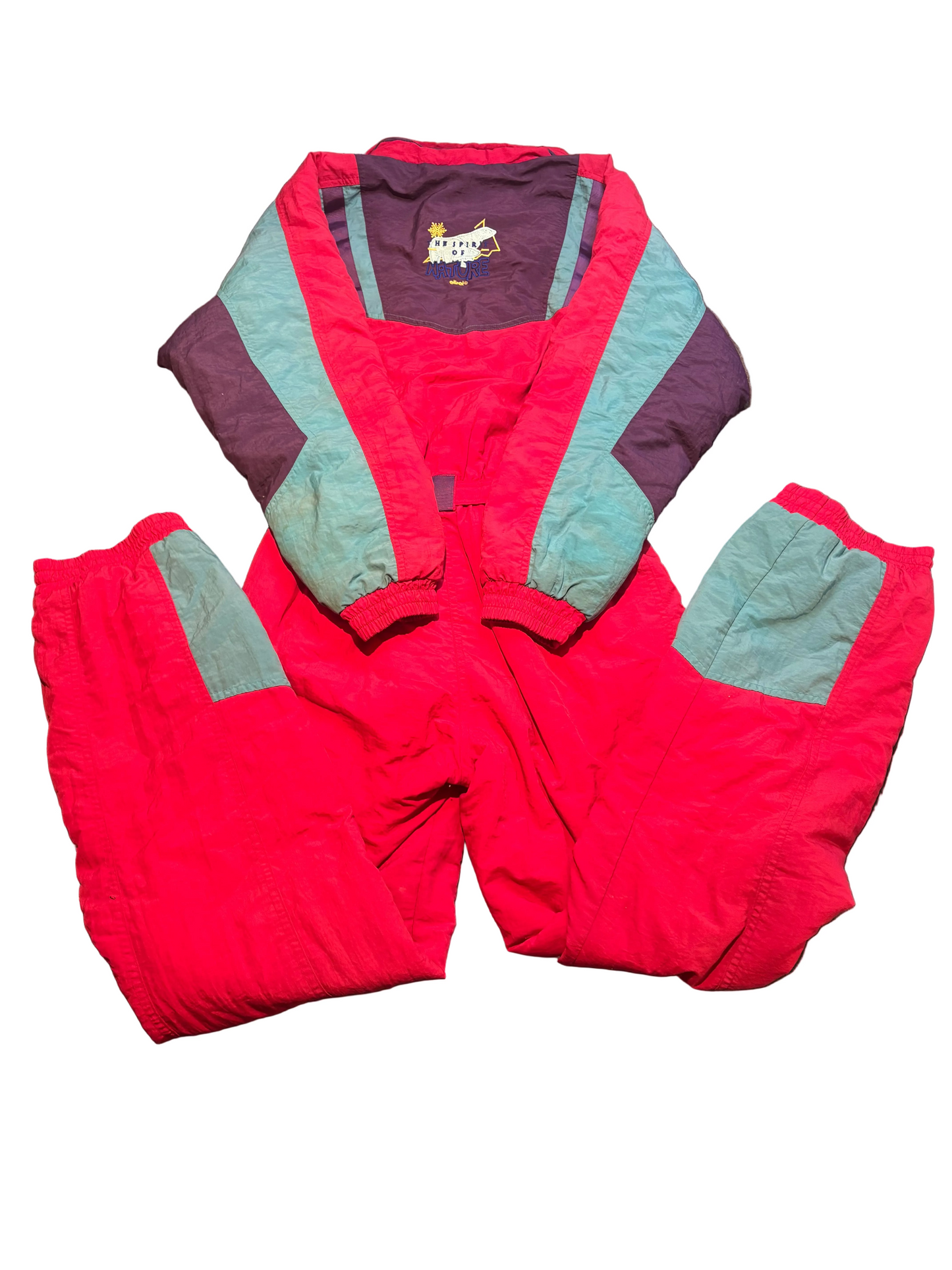 Ladies Etirel Ski All-in-1, French Designer, Size 164 UK S/XS