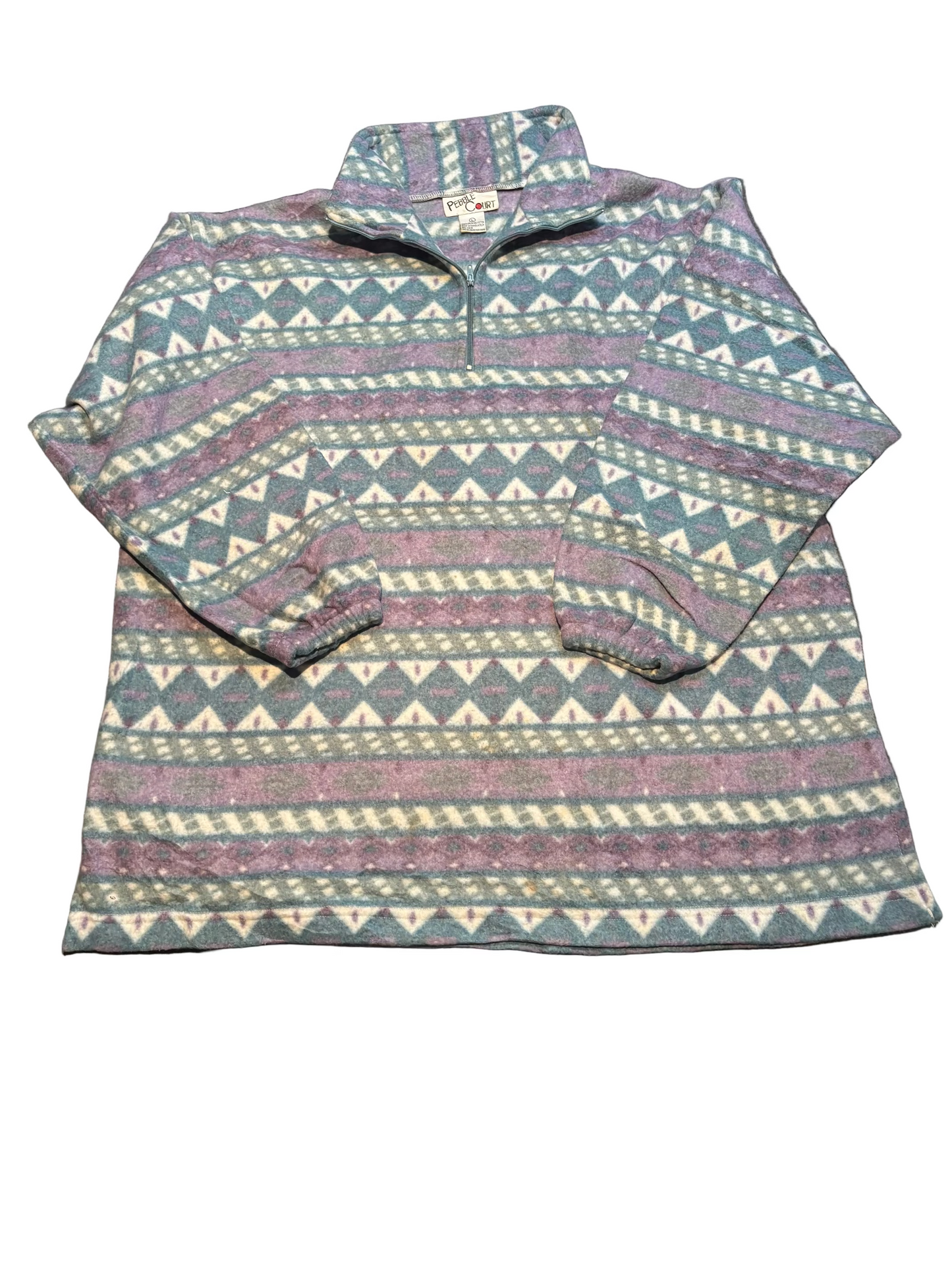 Ladies Funky Pebble Court Fleece, Size XL