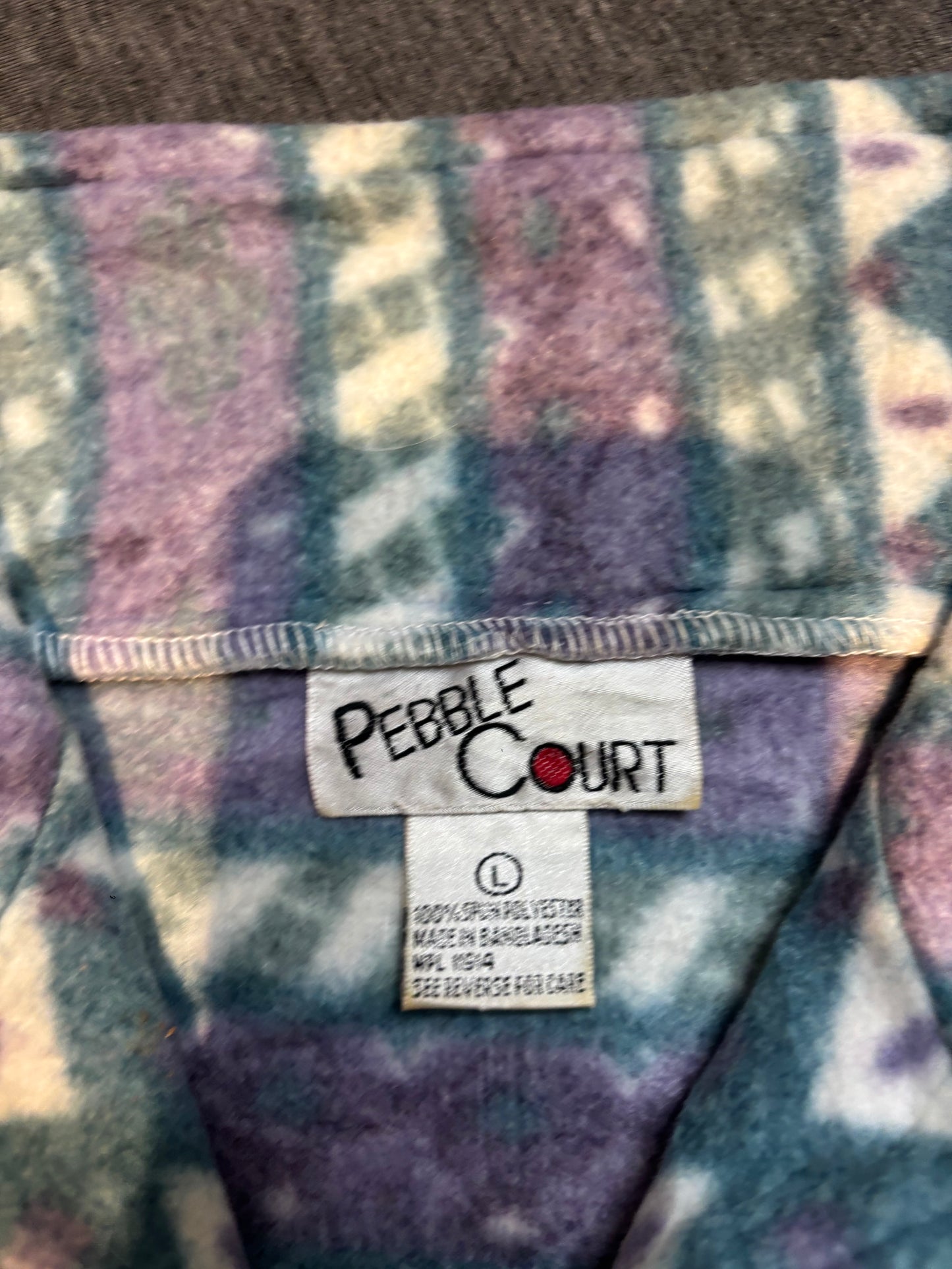 Ladies Funky Pebble Court Fleece, Size XL