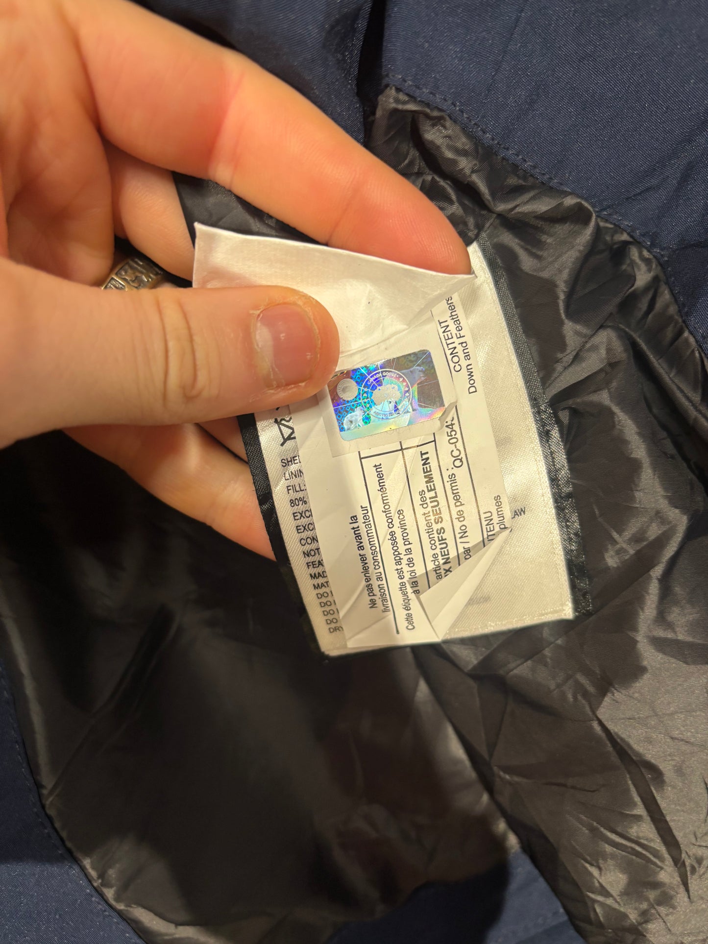 Canada Goose Freestyle Down Gilet, Navy, Size XL